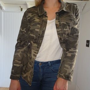 Camo military jacket